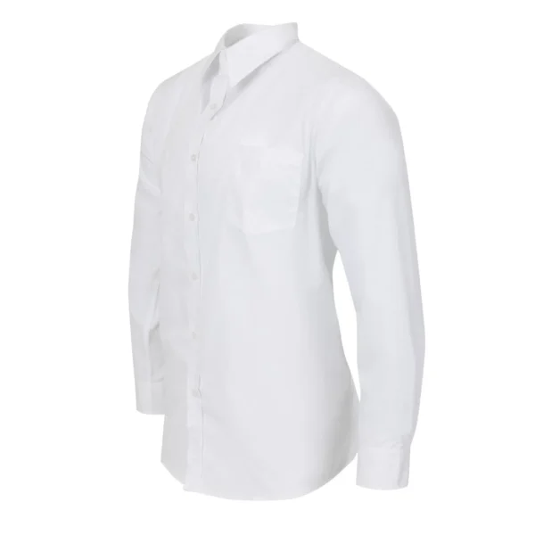 Uniform Works Unisex Long Sleeve Shirt White L
