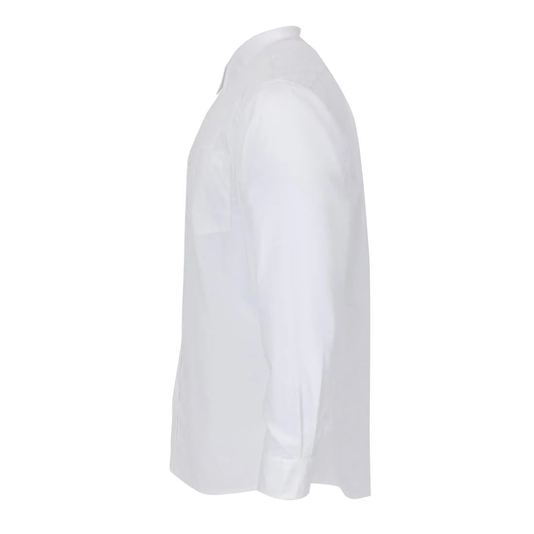 Uniform Works Unisex Long Sleeve Shirt White L - Image 5