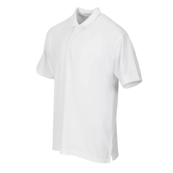 Unisex Polo Shirt White M