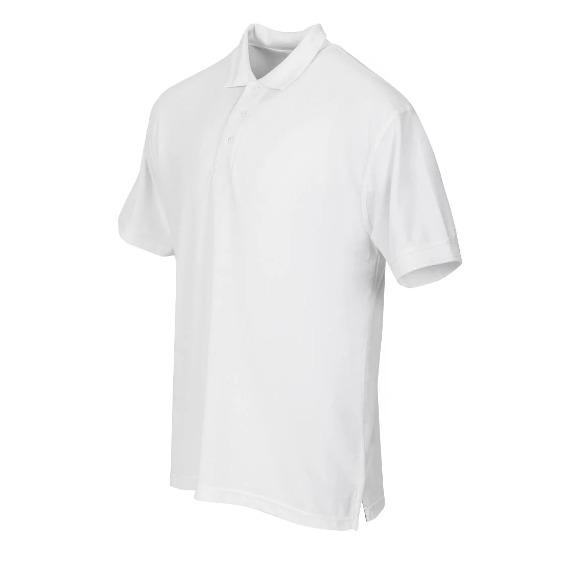 Unisex Polo Shirt White M