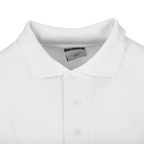 Unisex Polo Shirt White L