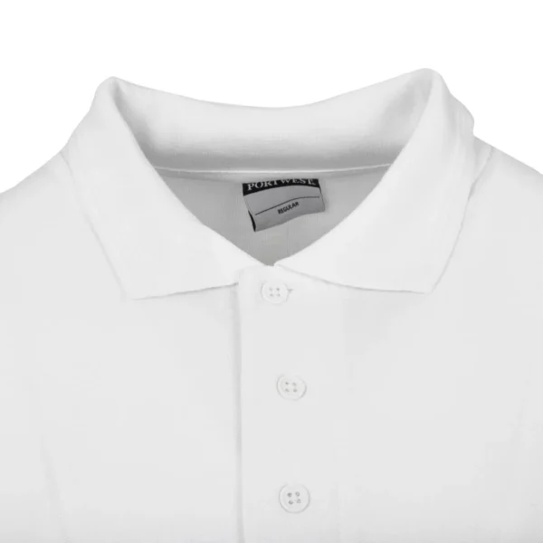 Unisex Polo Shirt White M