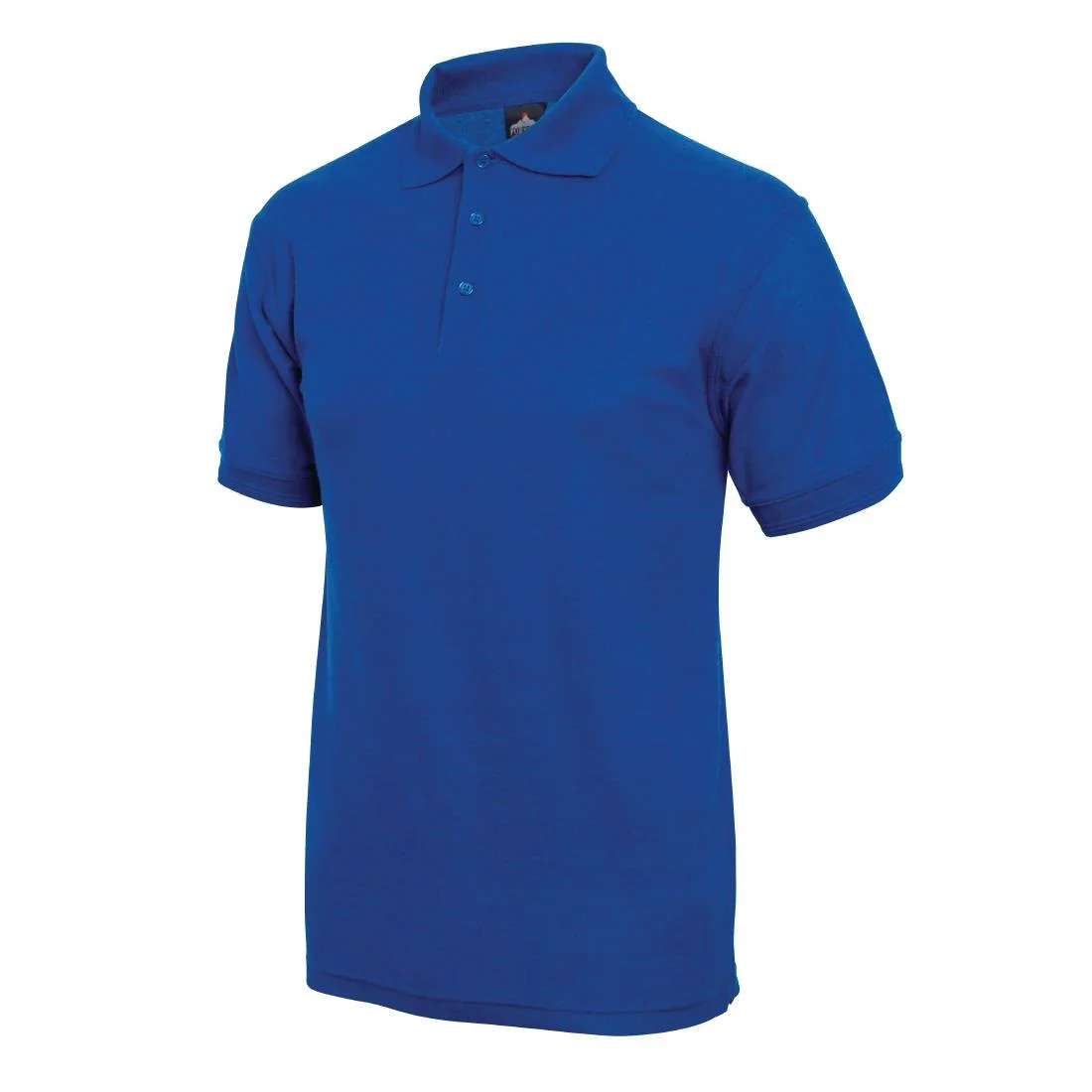 Unisex Polo Shirt Royal Blue L - Image 3