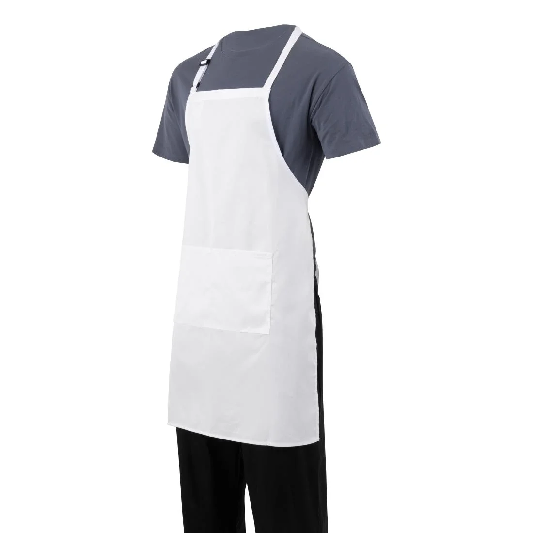 Chef Works Bib Apron White - Image 5