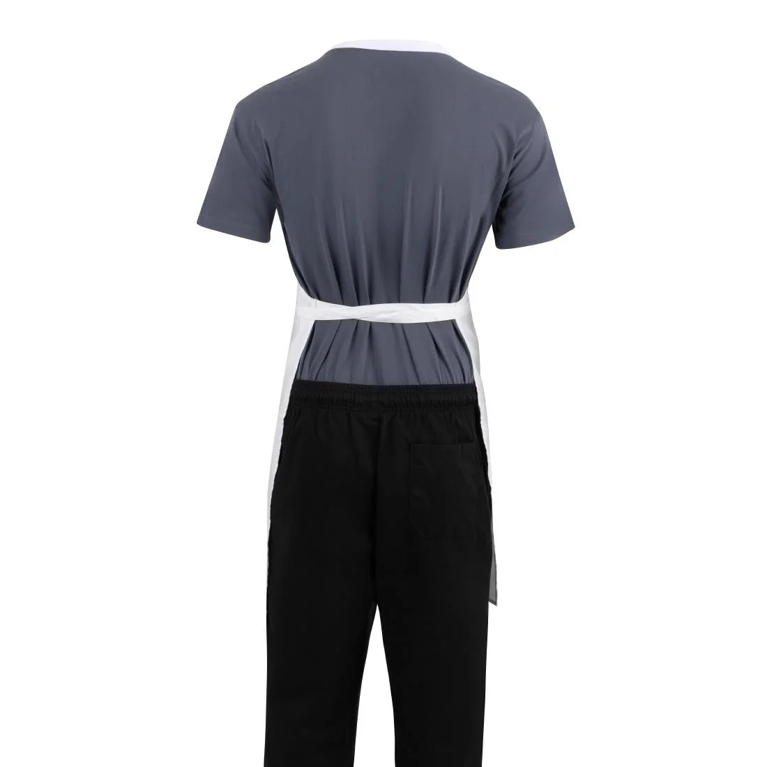Chef Works Bib Apron White - Image 8