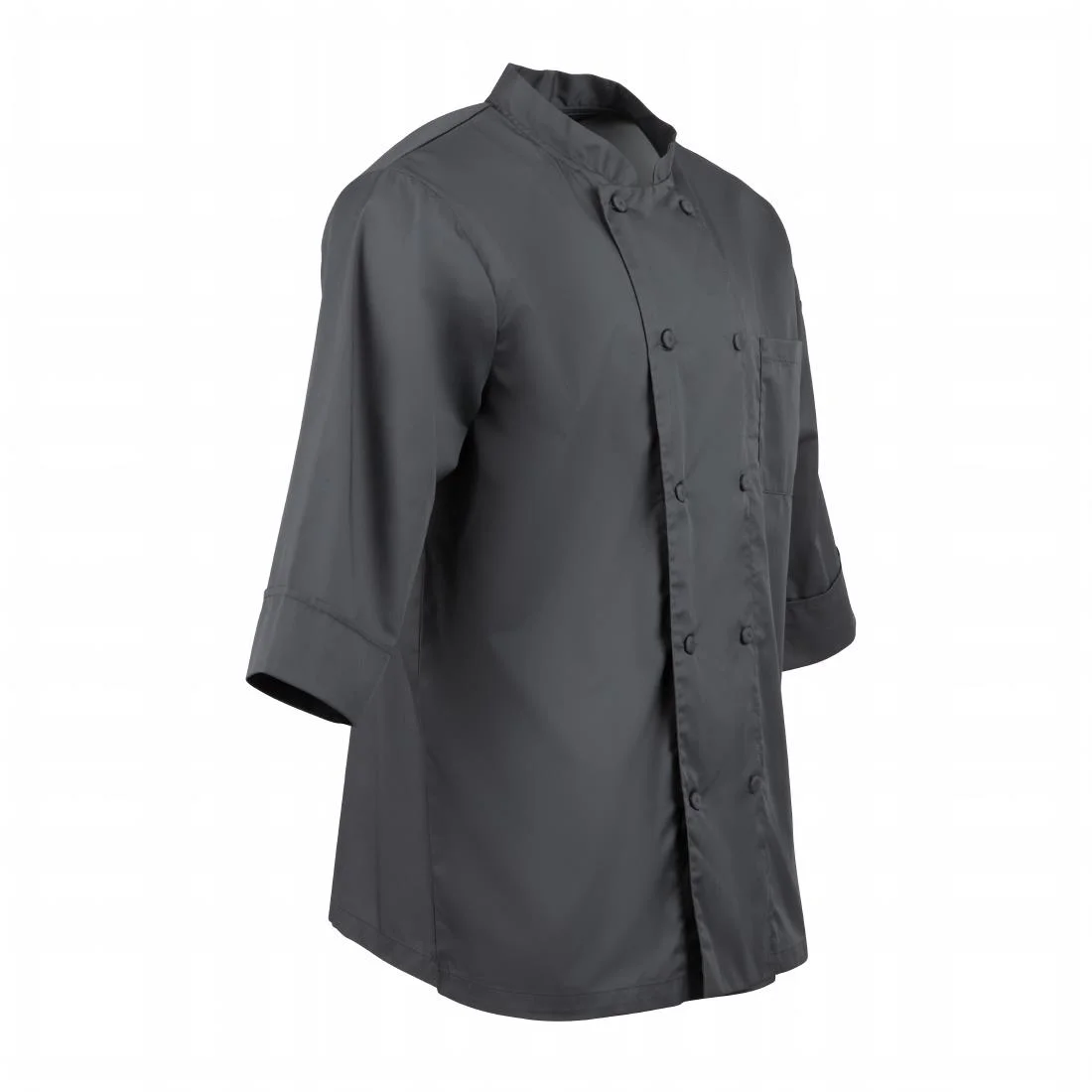 Chef Works Unisex Chefs Jacket Grey - Image 4
