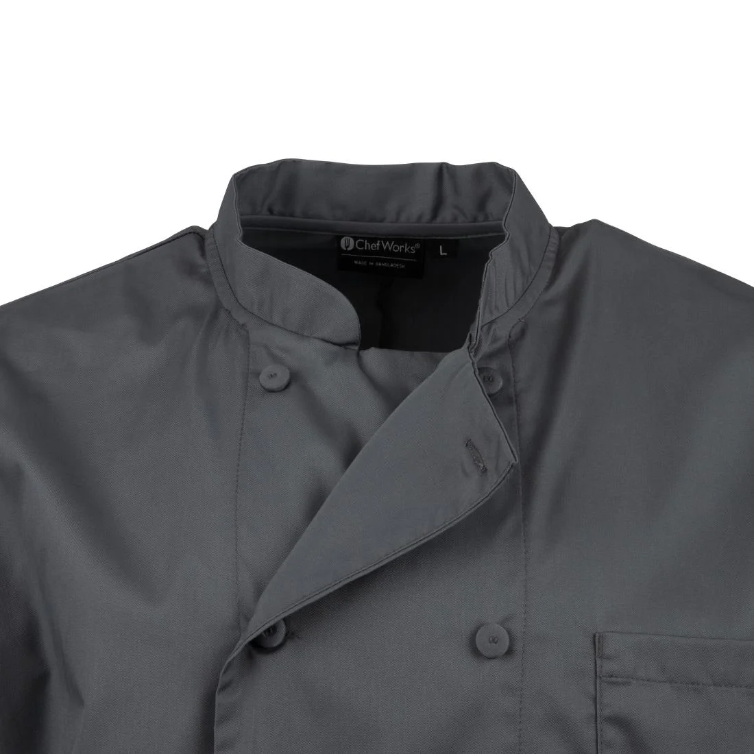 Chef Works Unisex Chefs Jacket Grey - Image 9