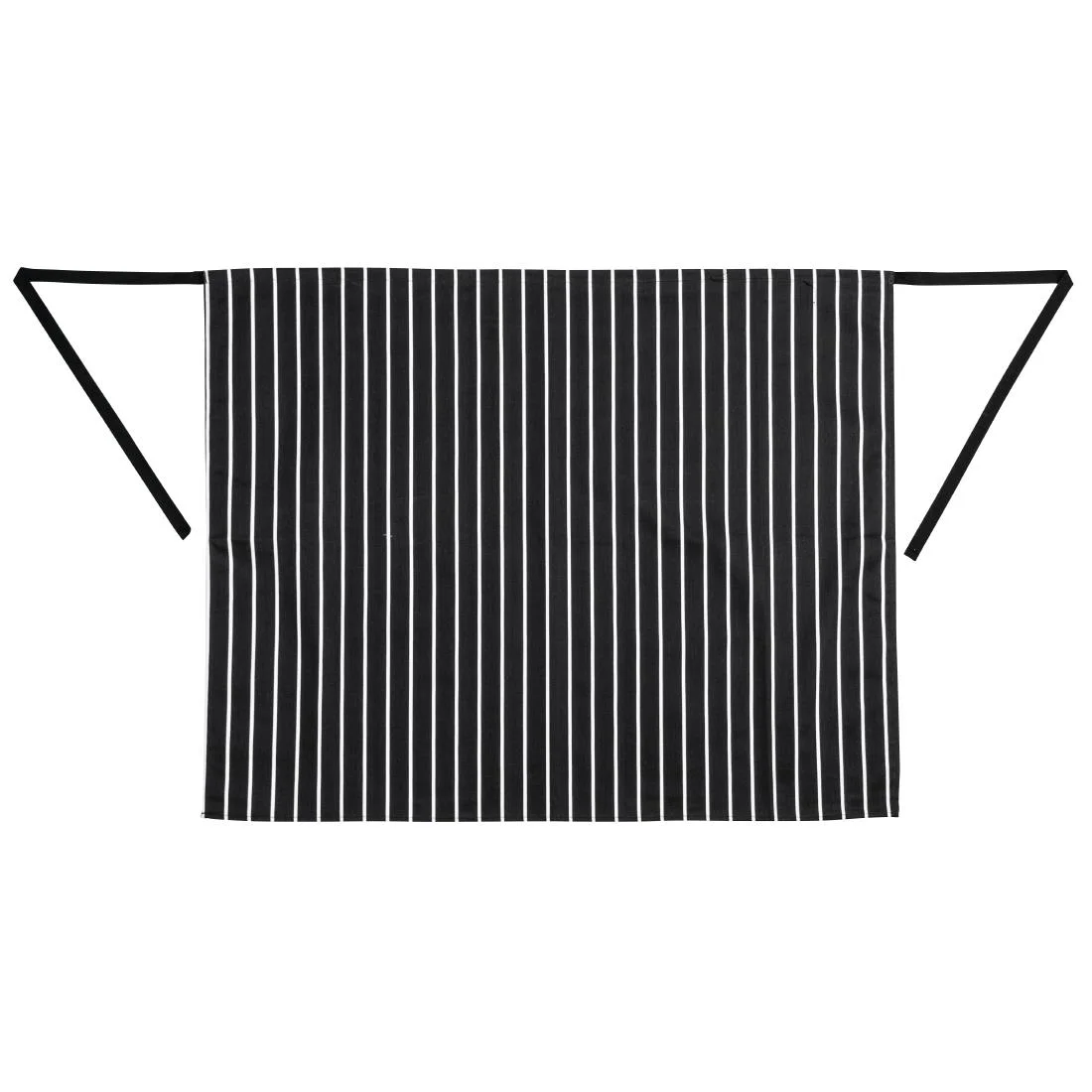 Whites Butchers Waist Apron Black and White Stripe - Image 6