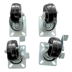 Polar Standard and Braked Castors (Set of 4)