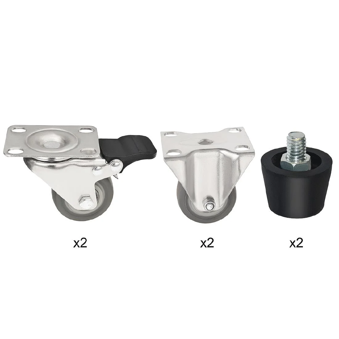 Buffalo Complete Feet & Standard Castors (Set of 6)