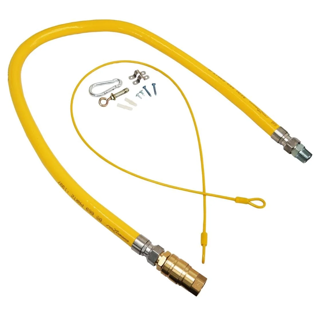 Connect2Gas Braided Quick Release Gas Hose 1/2"