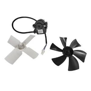 Polar Fan Motor Including Blades