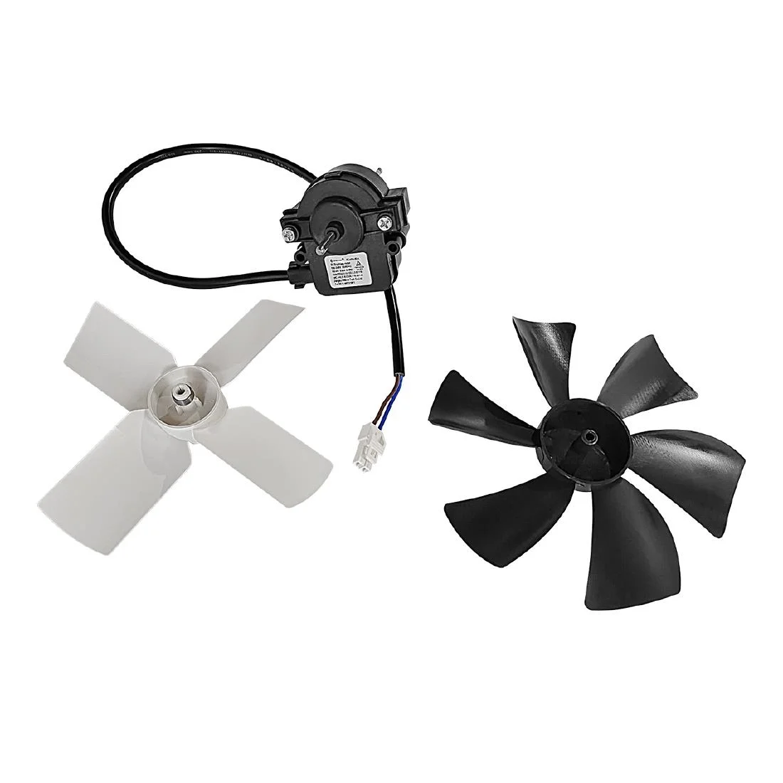 Polar Fan Motor Including Blades