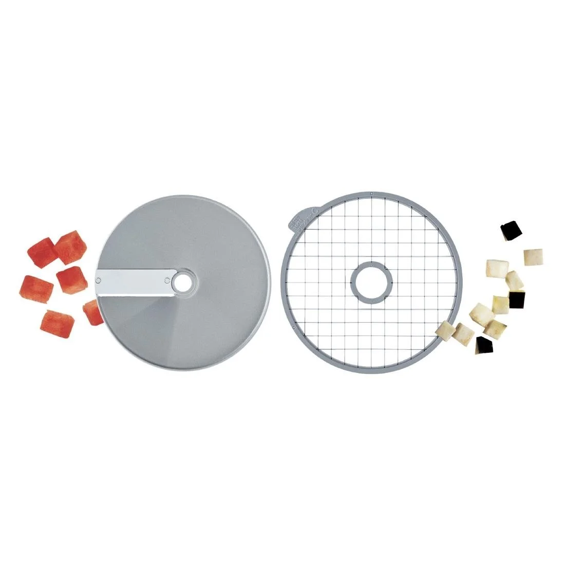 Robot Coupe Expert Mineral 14x14x14mm Dicing Disc Set 28113W - Image 2