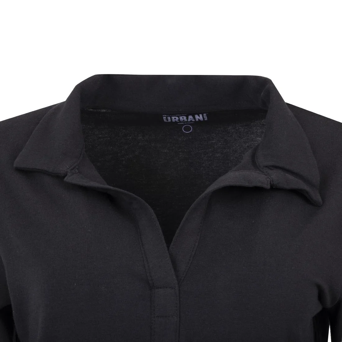 Uniform Works Womens V-Neck T-Shirt Black L - Image 7