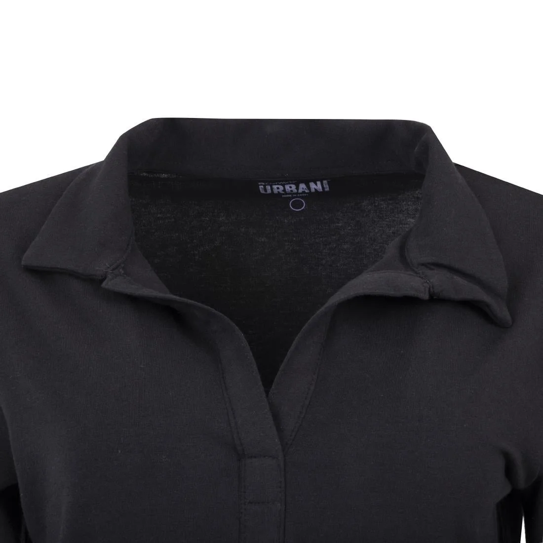 Uniform Works Womens V-Neck T-Shirt Black XS - Image 7