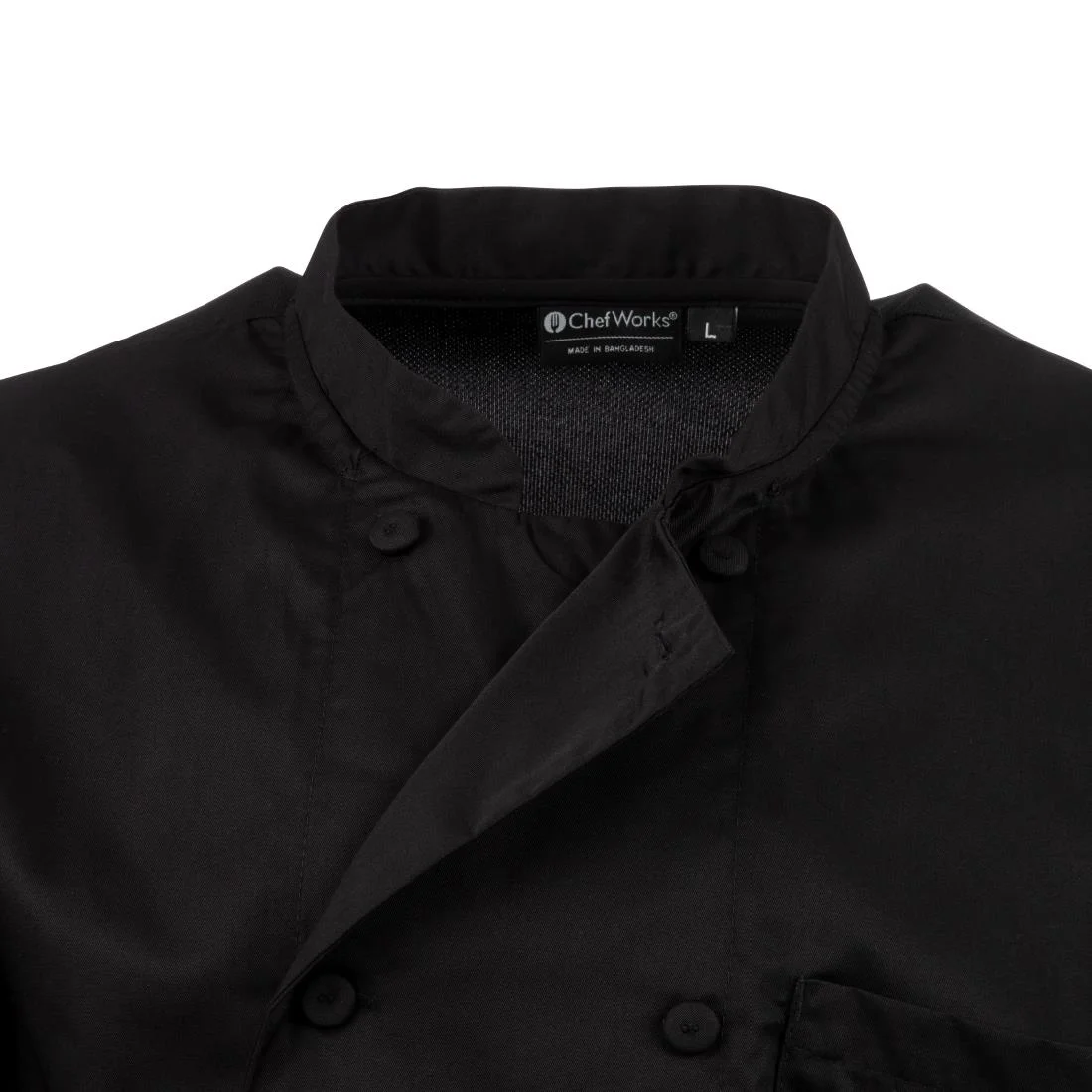 Chef Works Montreal Cool Vent Black Unisex Chefs Jacket - Image 13