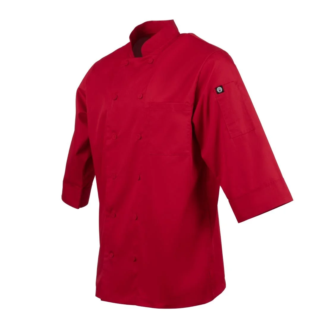 Chef Works Red Unisex Chefs Jacket - Image 3