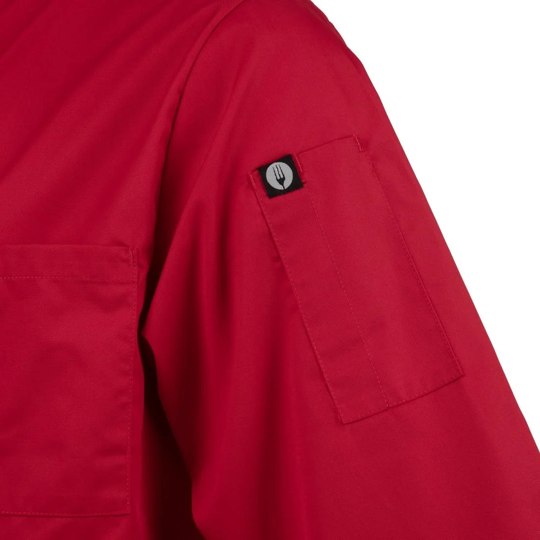 Chef Works Red Unisex Chefs Jacket - Image 4