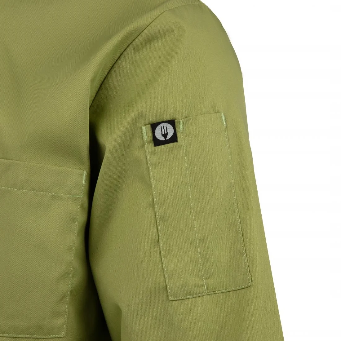 Chef Works Unisex Chefs Jacket Lime - Image 4
