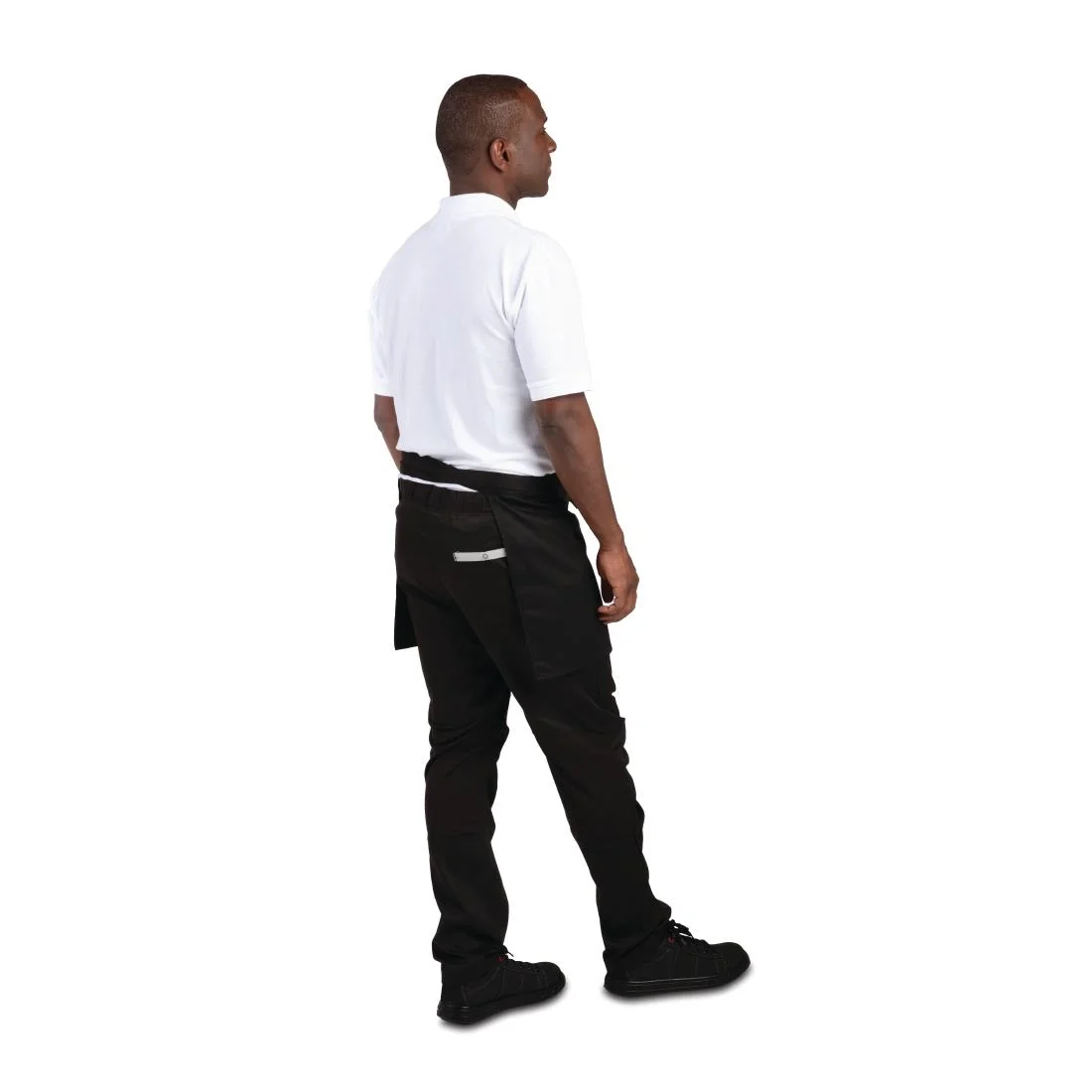 Whites Short Bistro Apron Black - Image 7