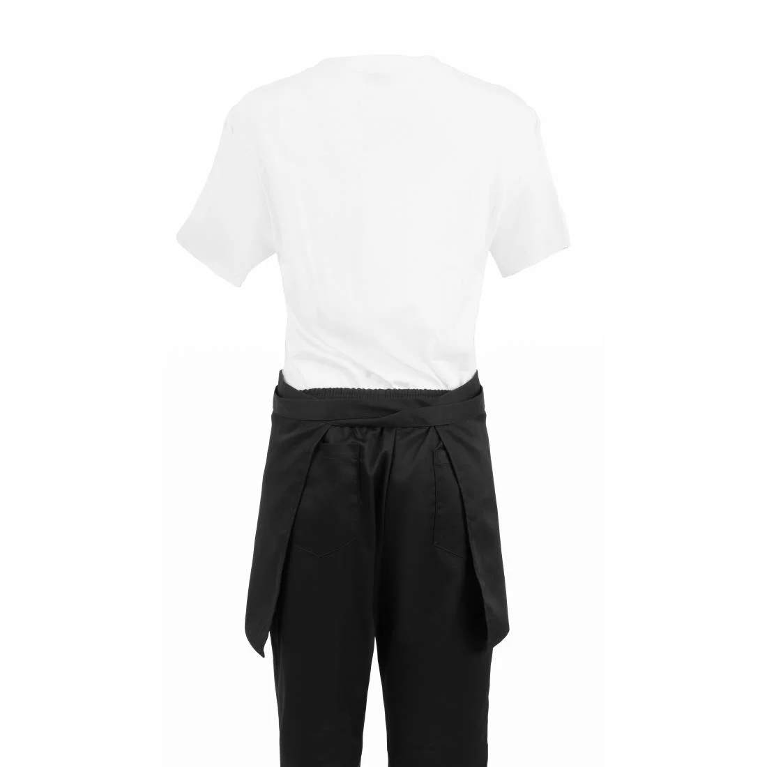 Whites Short Bistro Apron Black - Image 12