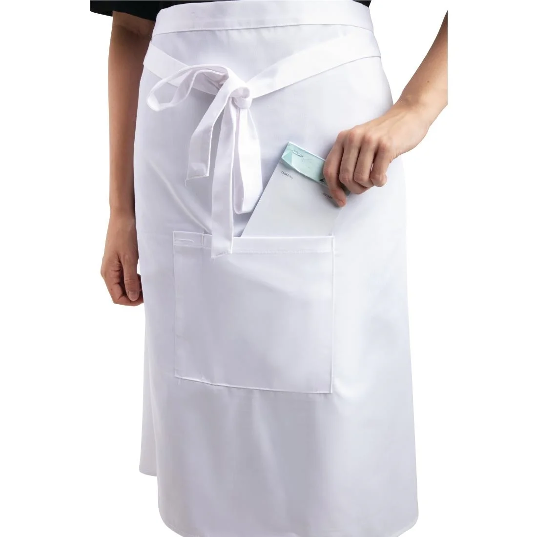 Regular Bistro Apron White - Image 3