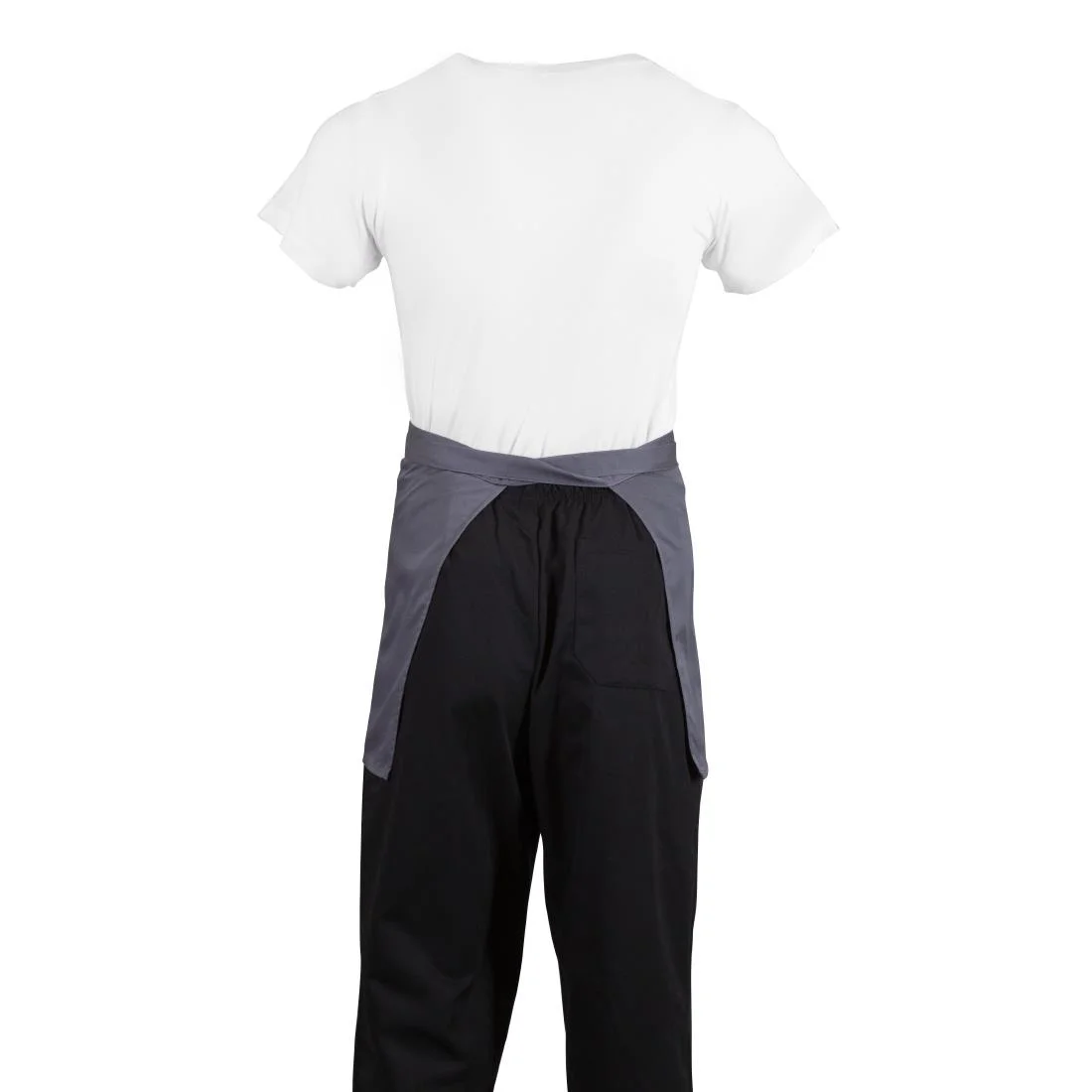 Whites Short Bistro Apron Charcoal - Image 7