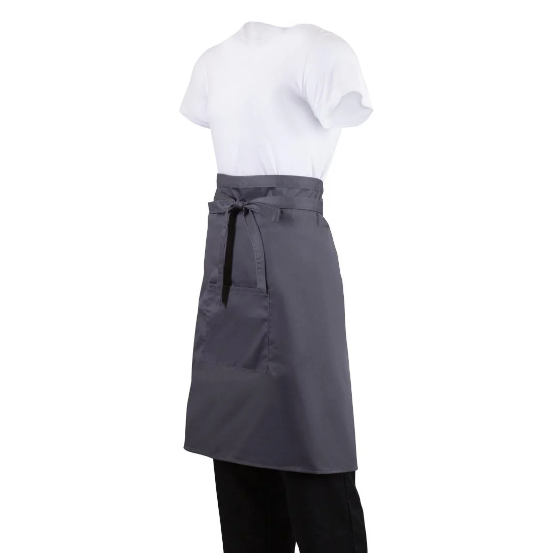 Whites Regular Bistro Apron Charcoal - Image 4