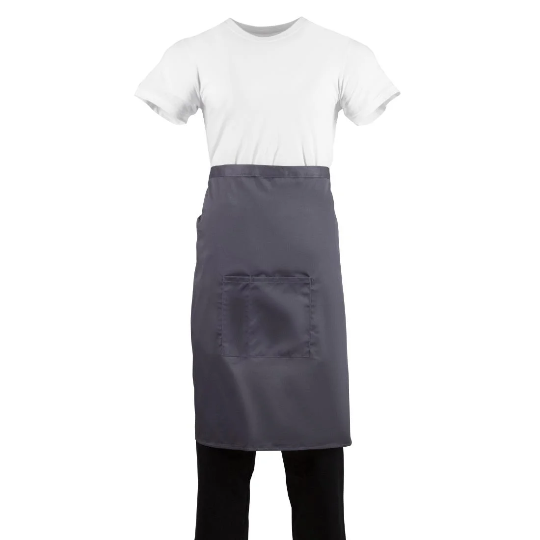 Whites Regular Bistro Apron Charcoal - Image 7
