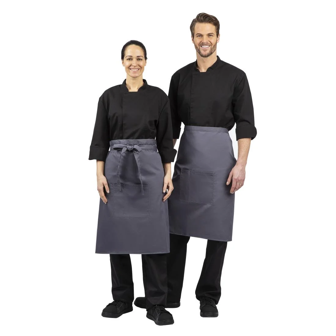 Whites Regular Bistro Apron Charcoal - Image 8