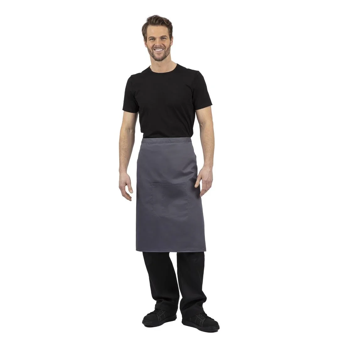 Whites Regular Bistro Apron Charcoal - Image 10
