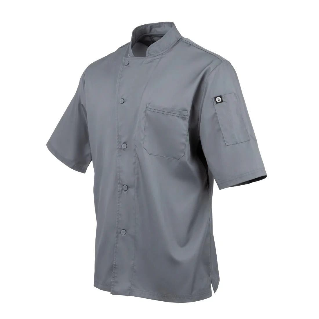 Chef Works Valais Signature Series Grey Unisex Chefs Jacket - Image 8