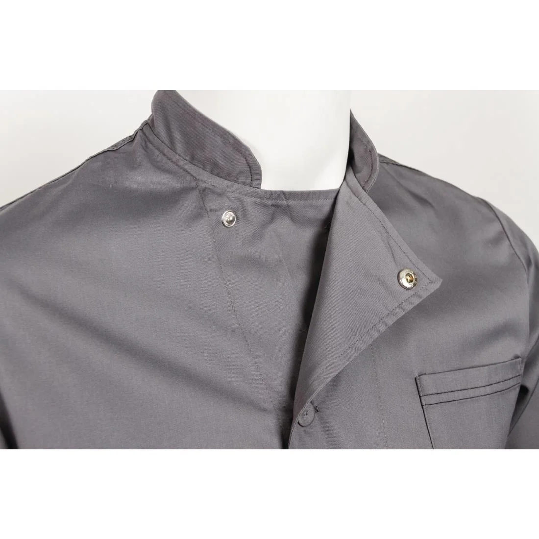 Chef Works Valais Signature Series Grey Unisex Chefs Jacket - Image 11