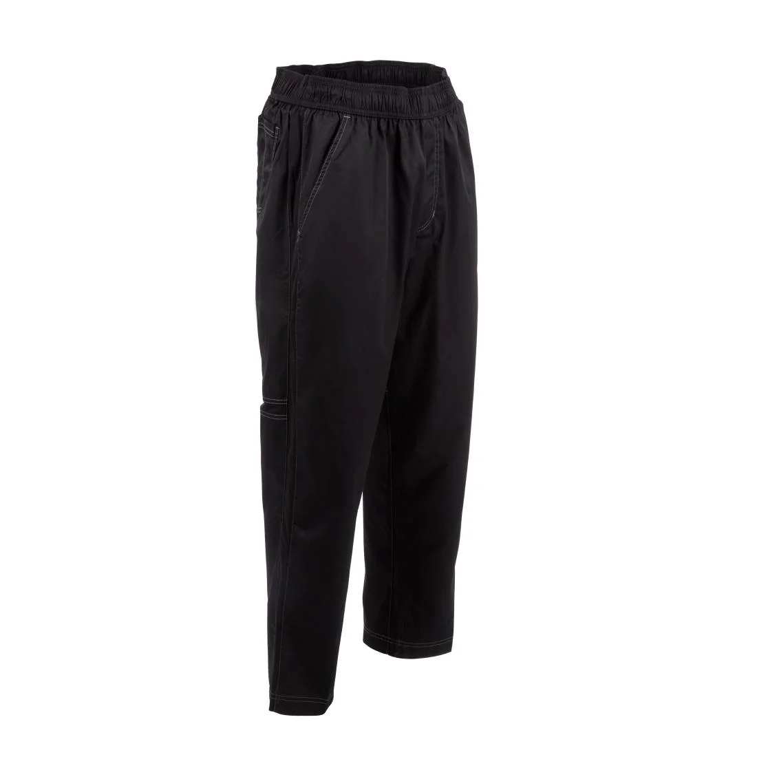 Chef Works Unisex Cool Vent Baggy Chefs Trousers Black - Image 4