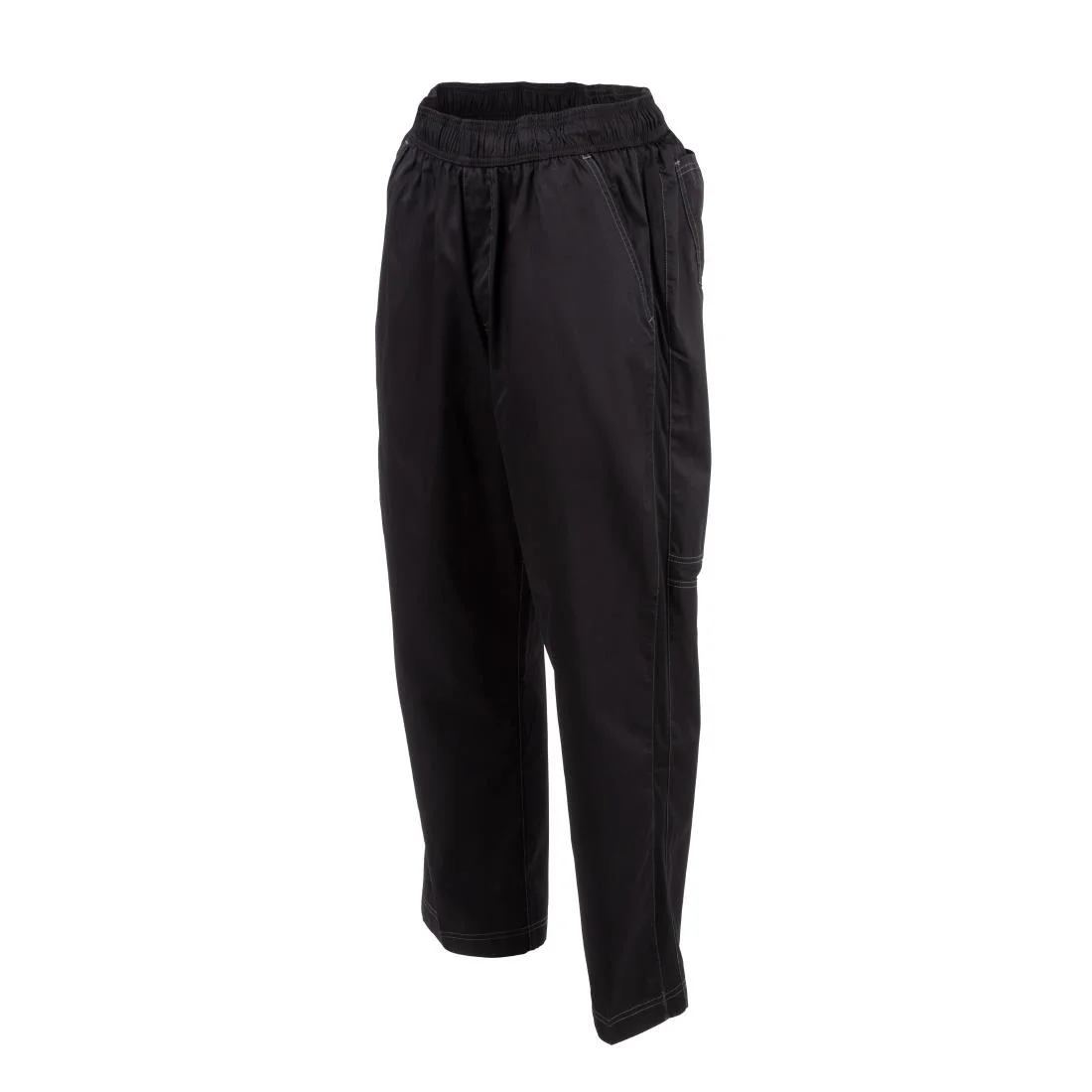Chef Works Unisex Cool Vent Baggy Chefs Trousers Black - Image 6