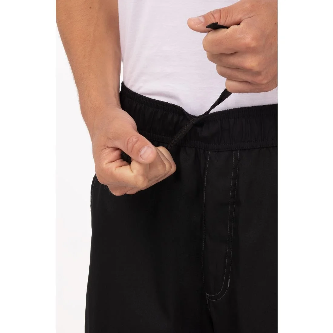 Chef Works Unisex Cool Vent Baggy Chefs Trousers Black - Image 14