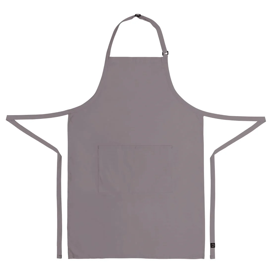 Chef Works Bib Apron Grey - Image 2
