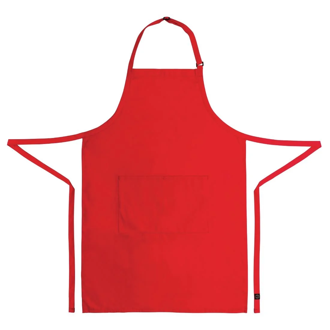 Chef Works Bib Apron Red - Image 2