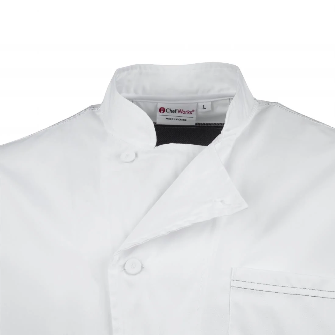 Chef Works Valais Signature Series White Unisex Chefs Jacket - Image 6