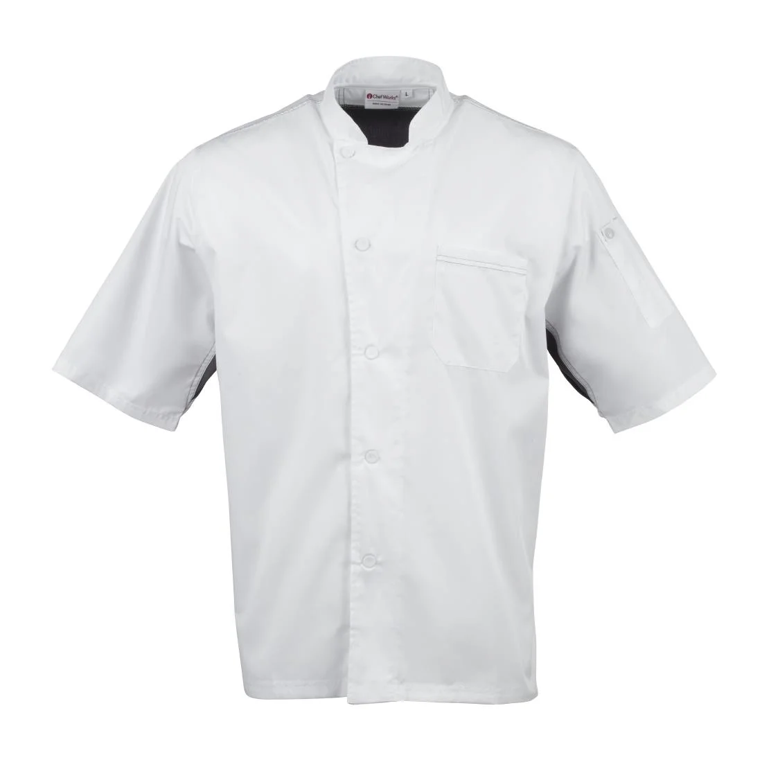 Chef Works Valais Signature Series White Unisex Chefs Jacket - Image 7