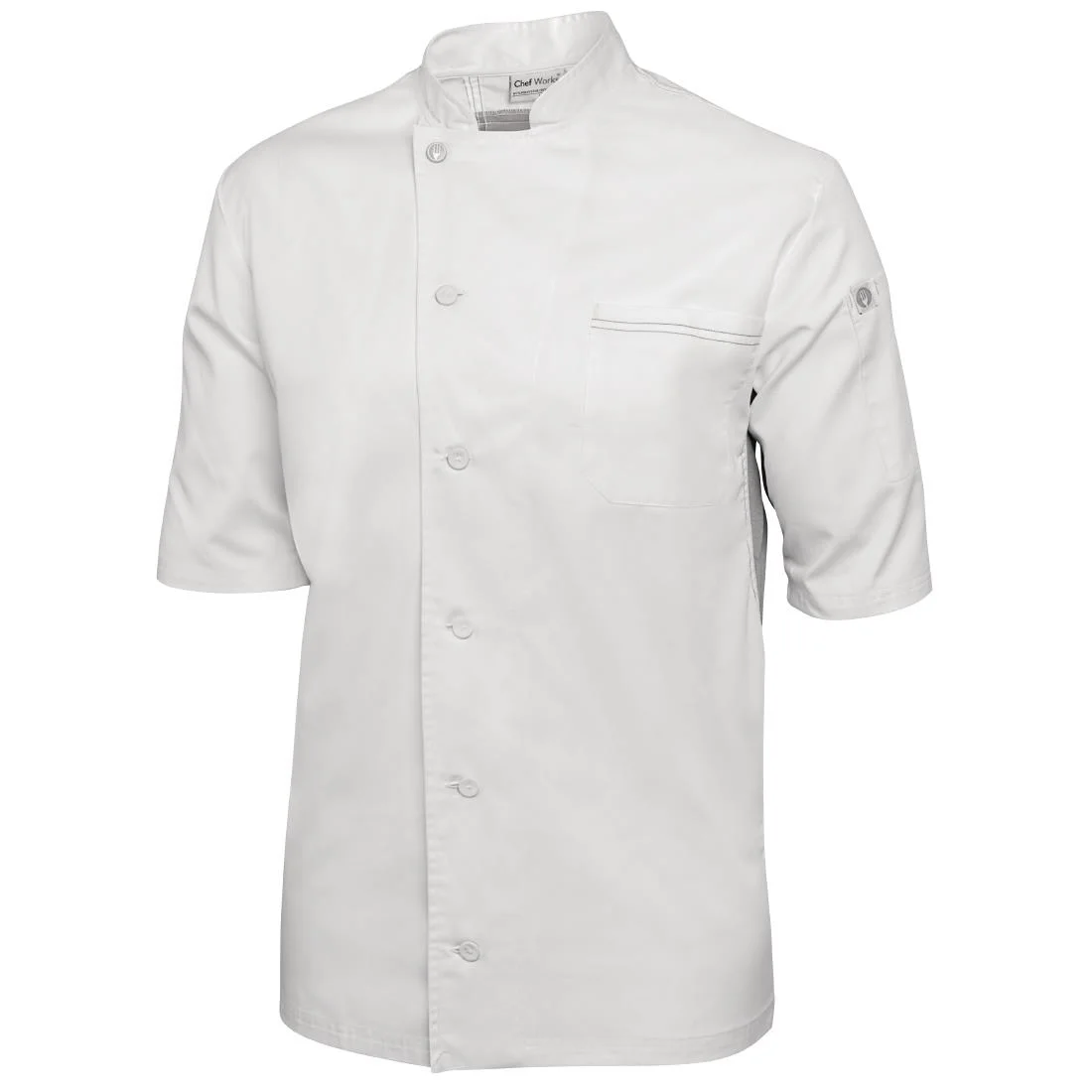 Chef Works Valais Signature Series White Unisex Chefs Jacket - Image 10