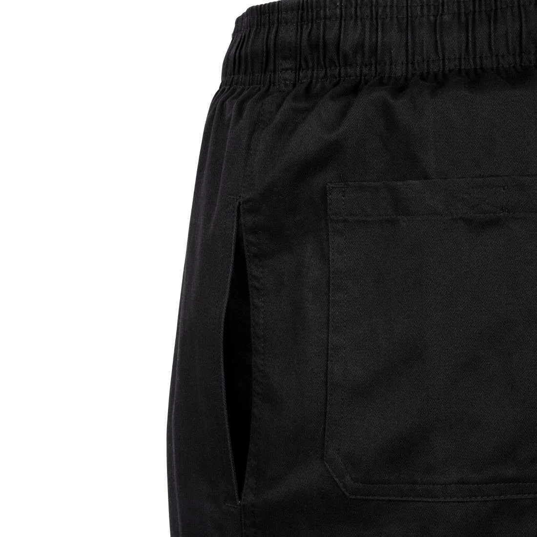 Chef Works Unisex Slim Fit Cargo Chefs Trousers Black - Image 6