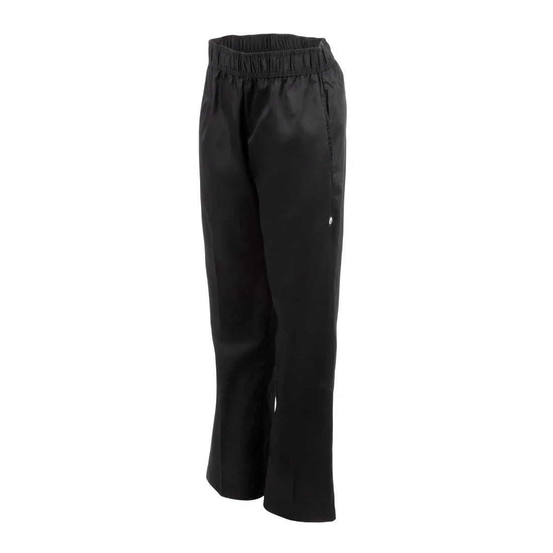 Chef Works Womens Basic Baggy Chefs Trousers Black - Image 2