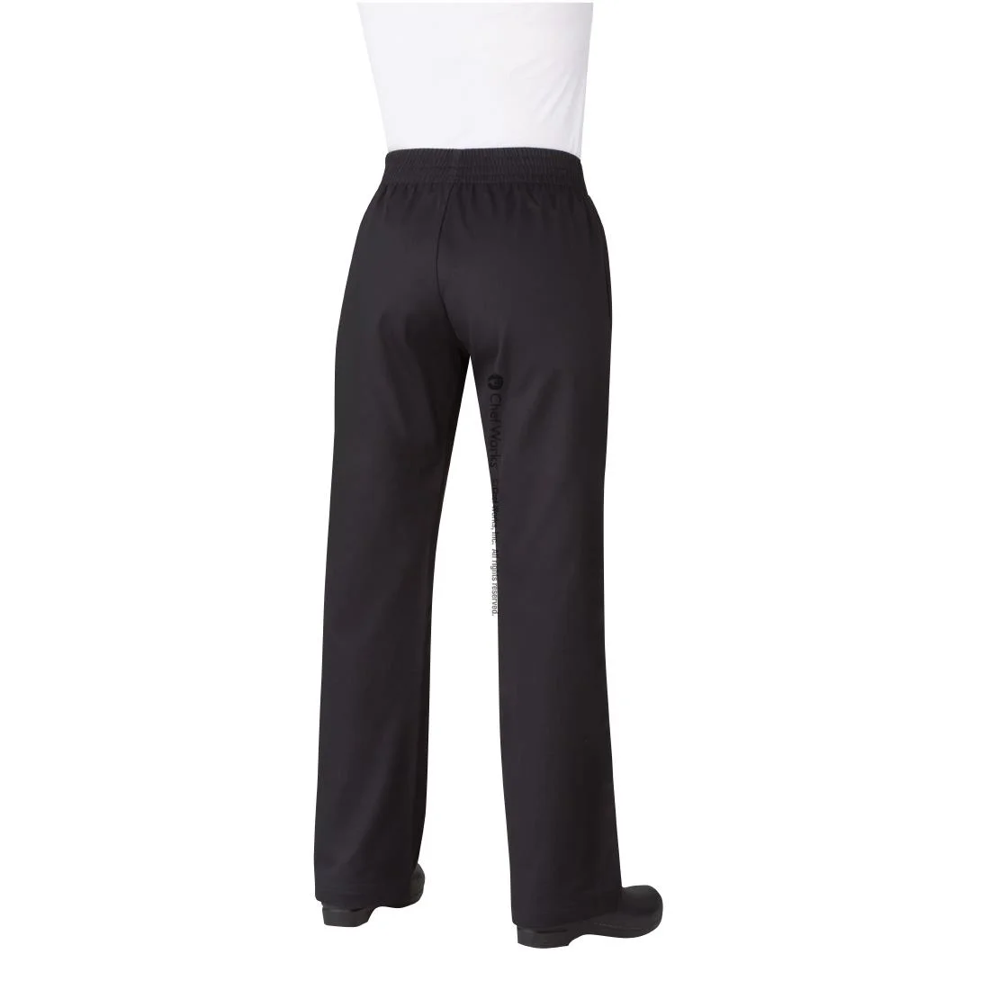 Chef Works Womens Basic Baggy Chefs Trousers Black - Image 10