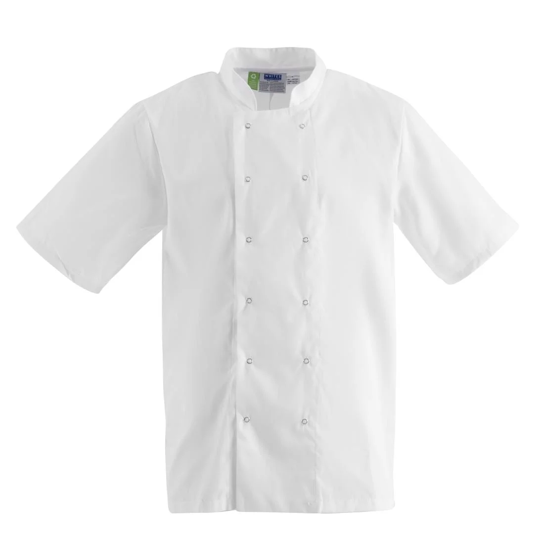 Whites Boston Unisex Short Sleeve White Chefs Jacket