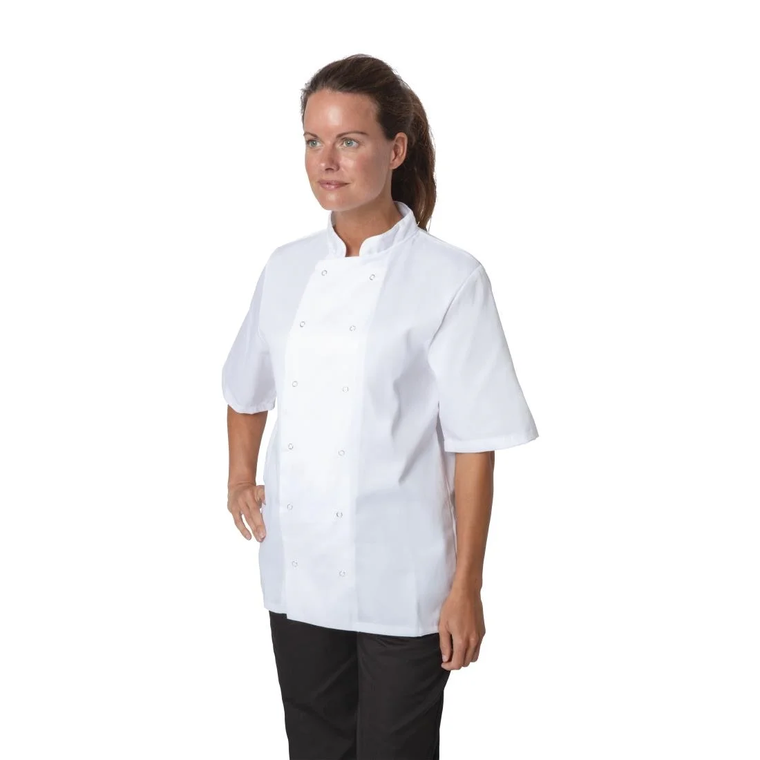 Whites Boston Unisex Short Sleeve White Chefs Jacket - Image 11