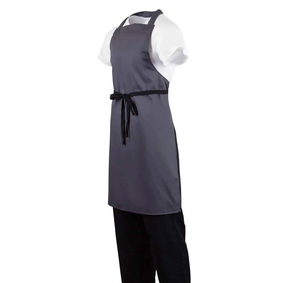Whites Polycotton Bib Apron Charcoal - Image 7