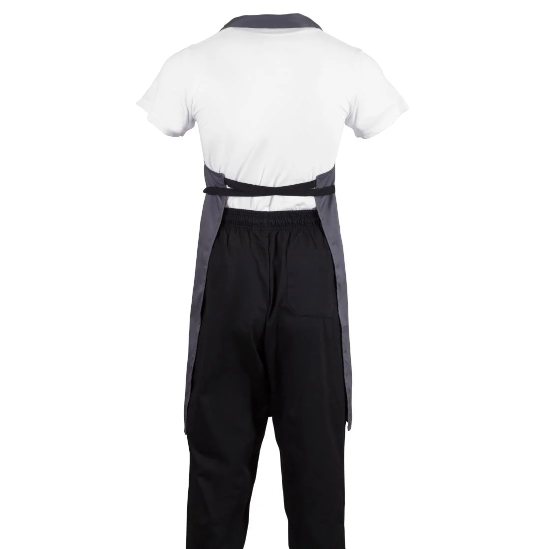 Whites Polycotton Bib Apron Charcoal - Image 8