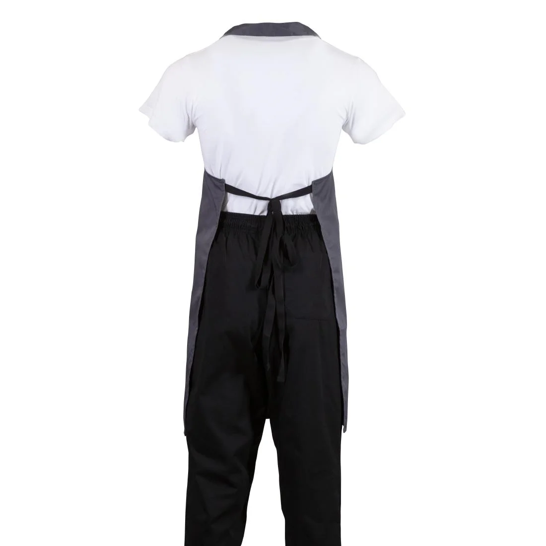 Whites Polycotton Bib Apron Charcoal - Image 9